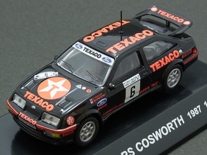 ★★日曜夜★ルース★FORD SIERRA RS COSWORTH★1987 1000LAKES★ARI VATANEN★RALLY CAR COLLECTION★CM'S★1/64