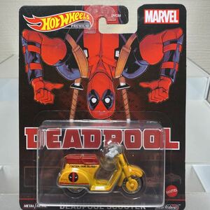 Hot Wheels MARVEL DEADPOOL SCOOTER マーベル デッドプール スクーター 黄色