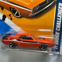 Hot Wheels ‘71 DODGE CHALLENGER 2台セット グ ダッジ チャレンジャー 橙_画像2