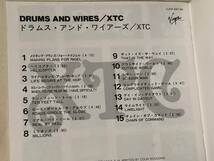 XTC / Drums And Wires ドラムス・アンド・ワイアーズ ☆ Steve Lillywhite、帯付き日本盤、VJCP-23134_画像4