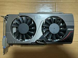 MSI グラフィックボード GTX660 2GB N660GTX Twin Frozr III 一部動作確認済 左ファン動作不能 難あり 傷、汚れあり 中古 即決 送料520円