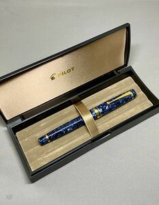 【廃盤 貴重】PILOT パイロット 万年筆 CUSTOM LE カスタム レガンス 初期型 青軸 18K 750 M