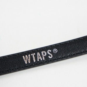 美品 23AW WTAPSダブルタップス T15 BELT SYNTHETIC ドレス ベルト アップル レザー 232MYDT-AC01 サイズ03 黒1211N▲の画像4