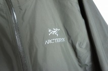 美品正規 ARC'TERYX アークテリクス ZETA SL JACKET GORE-TEX ゼータ ジップアップ ゴアテックス ジャケット 27310 緑XL本物 1217N_画像4