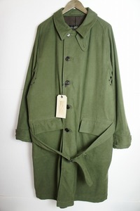 美品ADDICT CLOTHESアディクトクローズ ACVM SINGLE DISPATCH COAT モーターサイクル ライダース コート ACV-CT01FN カーキ緑1120N