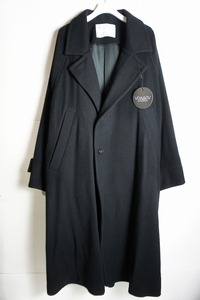 美品正規 22AW VOAAOV ヴォアーブ WOOL BEAVER COAT ウール ダブル トレンチ コート VOCO-151 黒 サイズ2 本物 312N