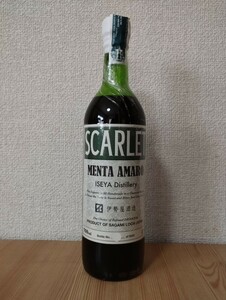 【1円〜 同梱可能】伊勢屋酒造 スカーレット メンタ アマーロ ビター リキュール 27.8度 700ml　検索 響 秩父 嘉之助 山崎 白州 竹鶴