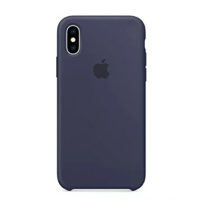 【純正品新品】【限定セール】APPLE iPhoneXS ケース MRW92FE/A [ミッドナイトブルー]【送料無料】【レターパック発送】