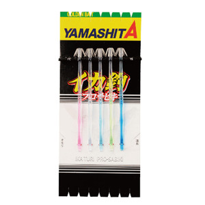 【Cpost】ヤマシタ イカ釣プロサビキ KR 1段針-7本 11cm-1 (yamaria-546231)