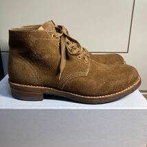 visvim BRIGADIER BOOTS MID FOLK ビズビム　US9.5 キャメル　中村ヒロキ　ブーツ　ワークブーツ プレーン スエード_画像2