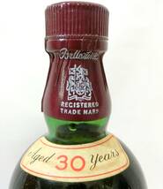 1000円スタート 酒 SCOTCH WHISKY Ballantine's 30年 青旗 スコッチ ウイスキー バランタイン 未開栓 箱付 11 □お酒⑫512_画像7