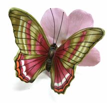 1000円スタート 置物 計11点 FRANKLIN MINT フランクリンミント 世界の蝶 Butterfly バタフライ 陶器 インテリア 付属品有 11 NN①416_画像2