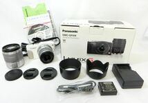 1000円スタート デジタルカメラ Panasonic LUMIX DMC-GF6 WHITE 液晶画面不具合有 パナソニック ルミックス 箱付 WHO KK926_画像1