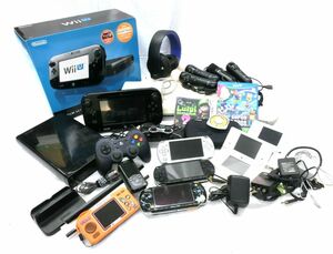 1000円スタート ゲーム機 まとめ Wii/バランスWiiボード/PSP/DS lite/コントローラー 他 Nintendo SONY 一部通電確認済 WHO NN8007