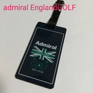 美品 admiral アドミラルゴルフ EnglandGOLF バッグプレート