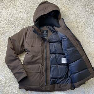 C05 未使用級★希少色★L相当!!CANADA GOOSE カナダグース MAITLAND PARKA BLACK LABEL ダウンジャケット Mサイズ ブラウン 茶色