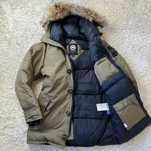 D13希少Lサイズ★CANADA GOOSE カナダグース レアアメリカンラグシー別注 ジャスパー ダウンコート クロスダウンコート キングストン