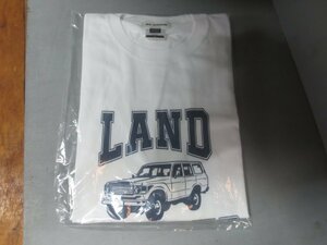 トヨタ　ランド　クルーザー　BJ60V　未使用品　Tシャツ　半袖　サイズL　ON　WORKS　オフィシャル　ライセンス　プロダクト　白色　伊t