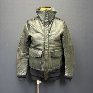 Attachment Leather Jacket アタッチメント レザー ジャケット size 2 ブラック メンズ アウター フルジップ