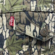 Supreme × Levis 2013AW Camouflage Canvas Trucker Jacket シュプリーム リーバイス カモフラージュ トラッカー ジャケット size S 新品_画像3