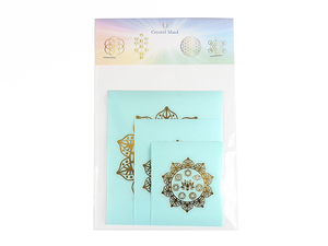  energy strengthen ending Crystal Mind Energie seal seven tea kla blooming cosmos energy Energie card. seal version large middle small 10 sheets free shipping 