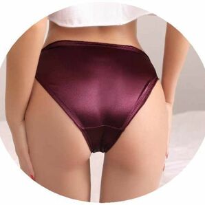 ☆もっこり シャイン パンティ 3755☆ユニセックス ふっくら かわいい フリル つるつる ショーツ☆ホワイト XL 現品限りおススメ ♪の画像5