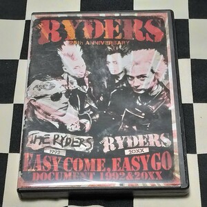 THE RYDERS DVD 「EASY COME EASY GO」ライダーズ STAR CLUB スタークラブ STRUMMERS ストラマーズ ラフィンノーズ COBRA ZETT PUNK パンク