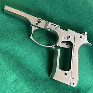 PT231209)マルイ★M92F クロームステンレス用フレーム メッキ少し劣化有 中古純正パーツ 必読/ベレッタ