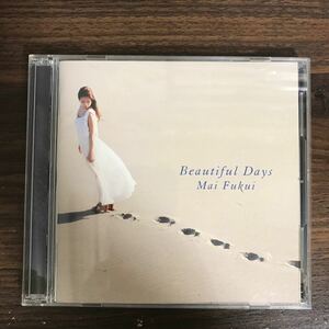 (B445)帯付 中古CD150円 ふくい舞　Beautiful Days(DVD付)