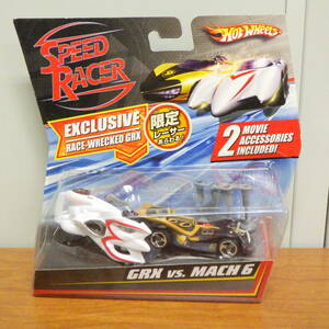 Hot WHeeLs ホットウィール SPEED RACER GRX VS. MACH 6 2パック エクスクルーシブ アソート EXCLUSIVE RACE-WRECKED GRX INCLUDED