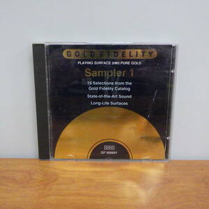 CD GOLD FIDELITY Sampler 1 PLAYING SURFACE 24Kt PURE GOLD DIGITAL CLASSICS GF 550001