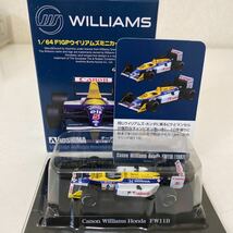 1/64 アオシマ　F1 GP ウイリアムズ　コレクション　　　キャノン　ウイリアムズ　ホンダ　FW11B #6 ネルソン　ピケ　1987_画像2