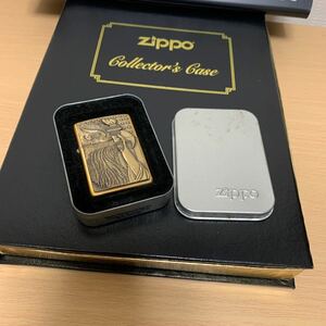 ZIPPO ジッポー ZIPPO EAGLE & TORCH イーグル&トーチ SOLID BRASS ソリッドブラス #204 2000年製 未使用 難あり