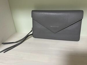 BALENCIAGA バレンシアガ 長財布 ウォレット　グレー