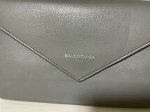 BALENCIAGA バレンシアガ 長財布 ウォレット　グレー_画像2