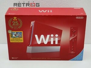 Wii本体 レッド スーパーマリオ25周年仕様 Wii