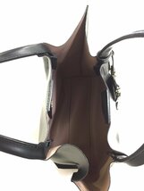イタリア製 GIANNI CHIARINI ジャンニキアリーニ レザートートバッグ ハンドバッグ 鞄 カバン ミニポーチ付 ブラック_画像6
