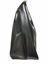 イタリア製 GIANNI CHIARINI ジャンニキアリーニ レザートートバッグ ハンドバッグ 鞄 カバン ミニポーチ付 ブラック_画像4
