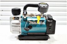 【美品】makita マキタ 18V 充電式真空ポンプ VP180D タスコ 連成計 TA141DM ホース付_画像2
