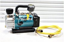 【美品】makita マキタ 18V 充電式真空ポンプ VP180D タスコ 連成計 TA141DM ホース付_画像1