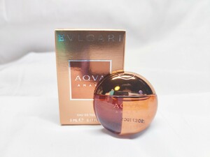 【未使用】【送料無料】ブルガリ BVLGARI　AQVA AMARA　アクア アマーラ　オードトワレ　5ml オーデトワレ EDT