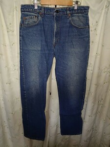 リーバイス Levi's 505 赤文字 w36 ナイロンフットボタン アメリカ製