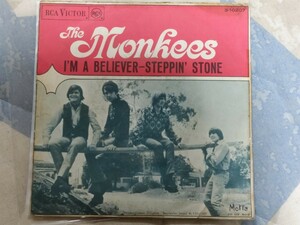 激レア★【EP】「ザ・モンキーズ」THE MONKEES ”アイム・ア・ビリーバー／ステッピン・ストーン“　スペイン盤