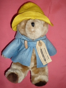  ultra rare! retro Kawai i! Paddington Paddington Bear soft toy *