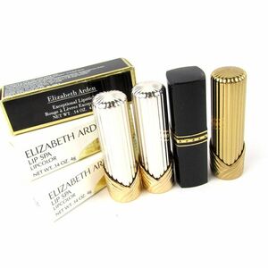 エリザベスアーデン 口紅 リップスパ他 未使用多数 4点セット まとめて コスメ やや難有 レディース ElizabethArden