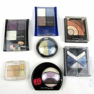  Maybelline eyeshadow etc. hyper diamond other 7 point set together large amount defect have chip less lady's MAYBELLINE