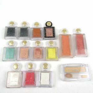  Shiseido other eyeshadow Majolica Majorca other 14 point set together large amount cosme defect have lady's SHISEIDOetc.