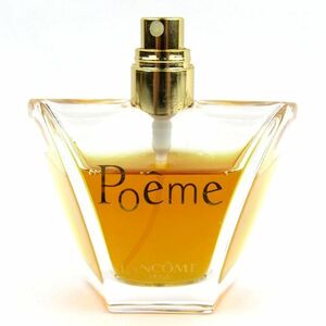 ランコム 香水 ポエム Poeme オードパルファム EDP 残半量以上 フレグランス キャップ無 レディース 50mlサイズ LANCOME