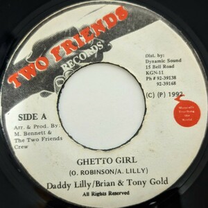 GHETTO GLRL／Daddy Lilly/Brian ＆ Tony Gold