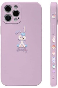 2308044 iPhone13側面横絵柄付き ステラルー キャラクター スマホケース 携帯カバー 携帯保護 ディズニー ダッフィー アイフォンケース